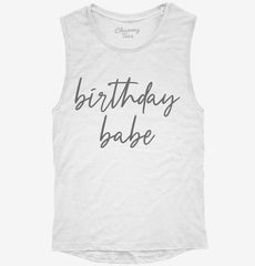 Birthday Babe Womens Muscle Tank