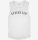 Birthday Number Seventeen white Womens Muscle Tank