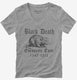 Black Death European Tour  Womens V-Neck Tee