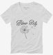 Blow Me Funny Dandelion  Womens V-Neck Tee