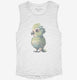 Blue And Green Parrot  Womens Muscle Tank
