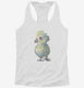Blue And Green Parrot  Womens Racerback Tank