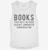 Books Your Best Defense Against Unwanted Conversation Womens Muscle Tank 992ea6e7-c4b9-4591-85ef-2988e83ab9bb 666x695.jpg?v=1700740304