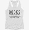 Books Your Best Defense Against Unwanted Conversation Womens Racerback Tank 9aa274fa-8f38-441b-9655-c90a8223cf31 666x695.jpg?v=1700696100