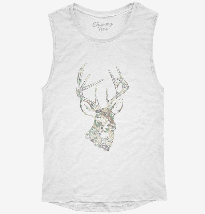 Camo Deer Antlers T-Shirt