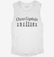 Chess Captain white Womens Muscle Tank