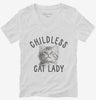 Childless Cat Lady Womens Vneck Shirt 666x695.jpg?v=1726126306