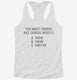 Choose Wisely There Their They're Grammar white Womens Racerback Tank