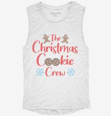 Christmas Cookie Crew Cookie Baking Crew Womens Muscle Tank