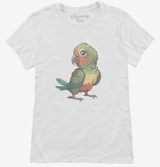 Colorful Cute Parrot Womens T-Shirt
