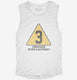 Construction Sign 3rd Birthday  Womens Muscle Tank