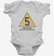 Construction Sign 5th Birthday  Infant Bodysuit
