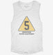 Construction Sign 5th Birthday  Womens Muscle Tank