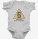 Construction Sign 6th Birthday  Infant Bodysuit