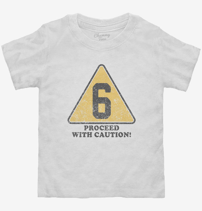 Construction Sign 6th Birthday T-Shirt