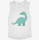 Cool Diplodocus Dinosaur  Womens Muscle Tank