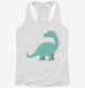 Cool Diplodocus Dinosaur  Womens Racerback Tank