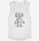 Cool Robot Graphic  Womens Muscle Tank