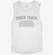 Couch Coach white Womens Muscle Tank