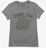 Crop Top Corn Farmer Womens Tshirt 8589f8c8-6cb7-4f48-81f3-5d77d77bb786 