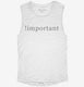 Css Important Declaration white Womens Muscle Tank