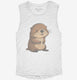 Cute Baby Beaver  Womens Muscle Tank