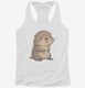 Cute Baby Beaver  Womens Racerback Tank