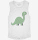 Cute Baby Brontosaurus  Womens Muscle Tank