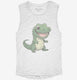 Cute Baby Crocodile  Womens Muscle Tank