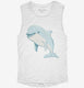 Cute Baby Dolphin  Womens Muscle Tank