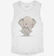 Cute Baby Elephant  Womens Muscle Tank