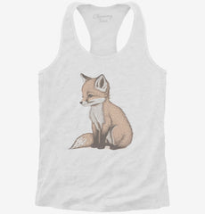 Cute Baby Fox Womens Racerback Tank