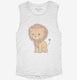 Cute Baby Lion white Womens Muscle Tank