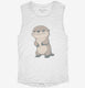 Cute Baby Otter  Womens Muscle Tank