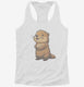 Cute Beaver  Womens Racerback Tank