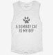 Cute Bombay Cat Breed white Womens Muscle Tank