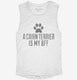 Cute Cairn Terrier Dog Breed white Womens Muscle Tank