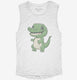 Cute Crocodile  Womens Muscle Tank