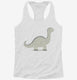 Cute Diplodocus  Womens Racerback Tank