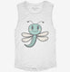 Cute Dragonfly white Womens Muscle Tank