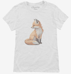 Cute Fox Womens T-Shirt