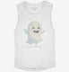 Cute Ghost  Womens Muscle Tank