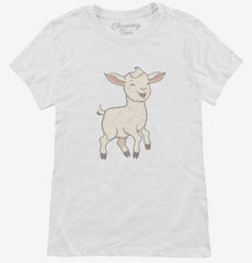 Cute Goat Womens T-Shirt