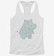 Cute Hippo  Womens Racerback Tank