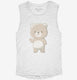 Cute Kawaii Bear  Womens Muscle Tank