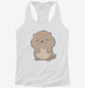 Cute Kawaii Beaver  Womens Racerback Tank