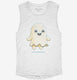 Cute Kawaii Ghost  Womens Muscle Tank