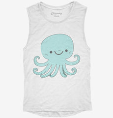 Cute Octopus Womens Muscle Tank