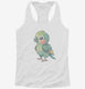 Cute Parrot  Womens Racerback Tank