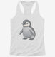 Cute Penguin  Womens Racerback Tank